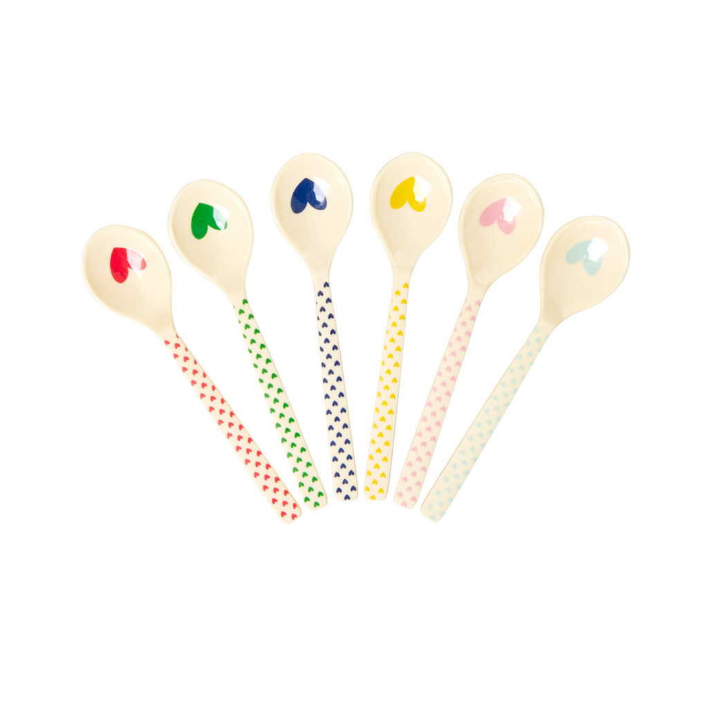 Rice Teaspoons (Favorite Hearts) (Set of 6)