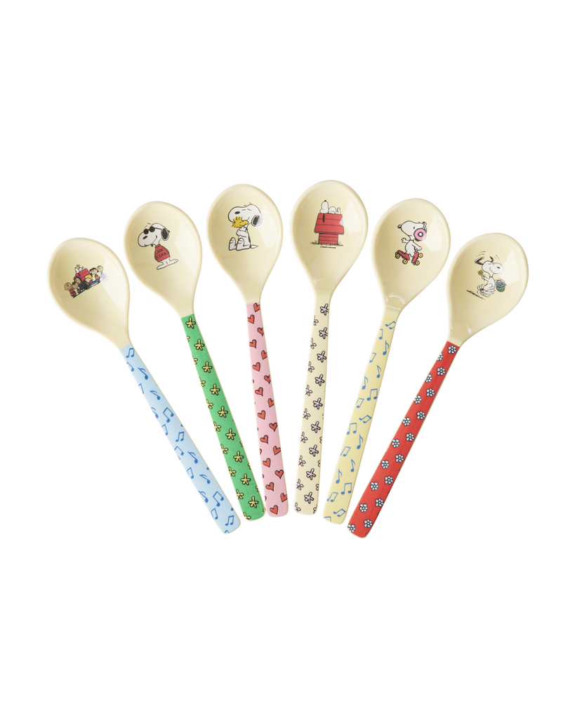 Rice Snoopy Prints Melamine Teaspoon (Set of 6)