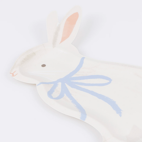 Meri Meri Bunny with Bow Plates