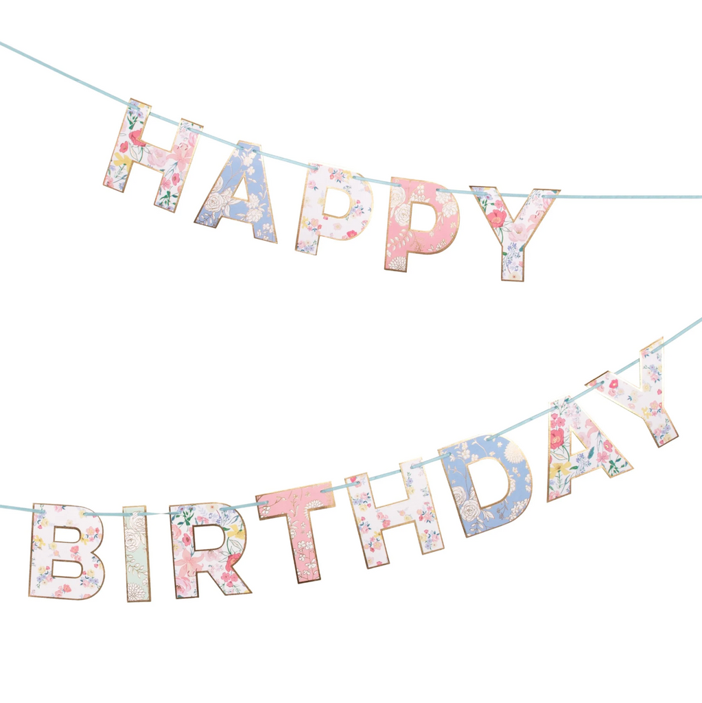Meri Meri English Garden Birthday Garland