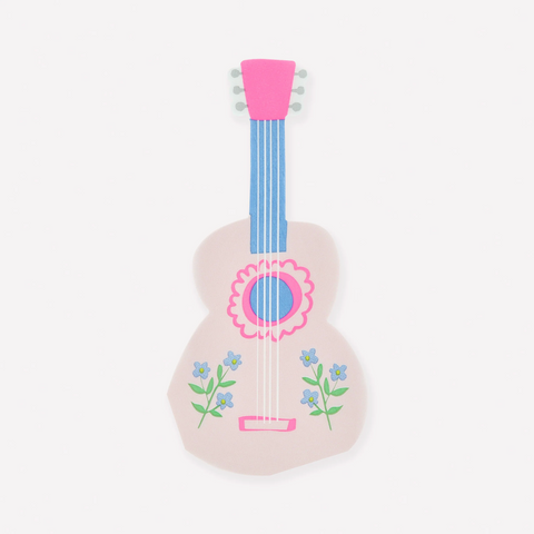 Meri Meri Guitar Shaped Paper Napkins (Pack of 16)