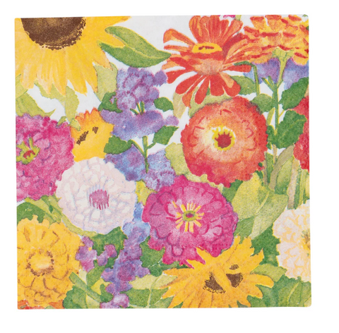 Caspari Midsummer Blooms Napkin