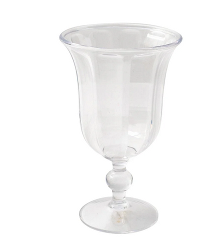 Caspari Acrylic Flared Water Glass