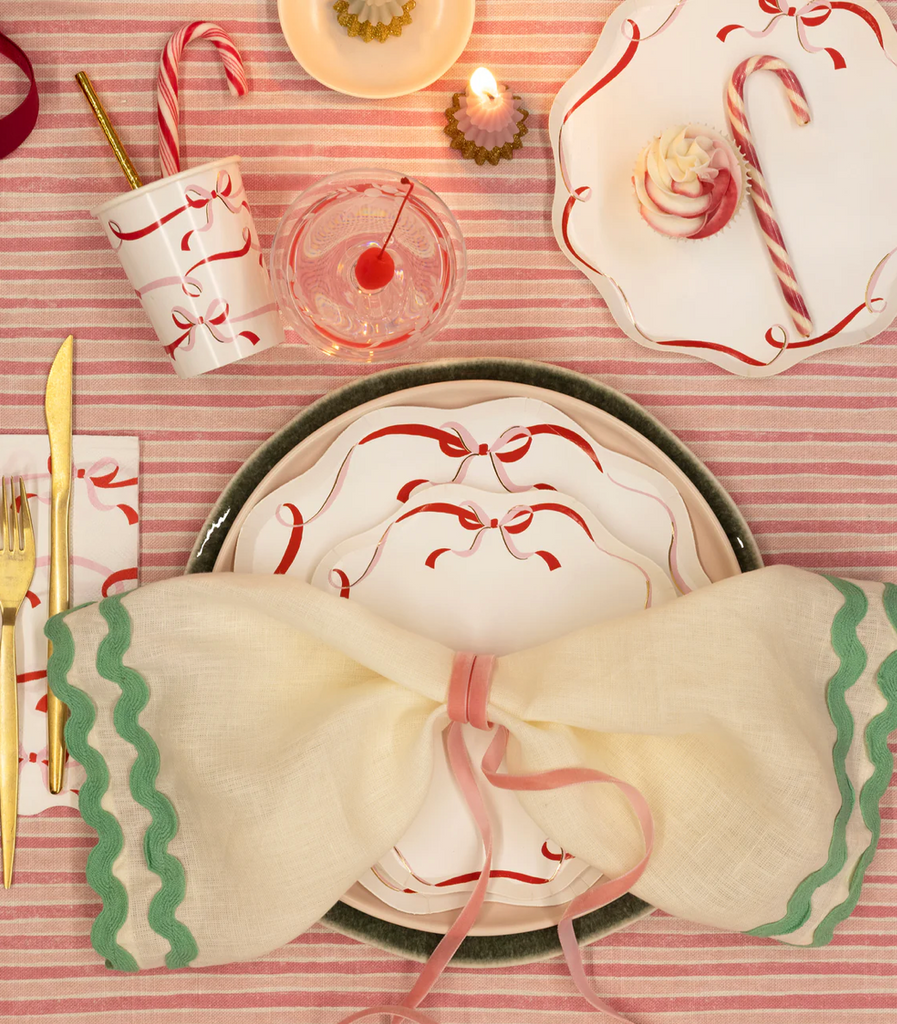 Meri Meri Ribbon Bow Side Plates