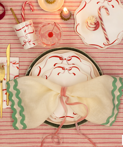 Meri Meri Ribbon Bow Dinner Plates