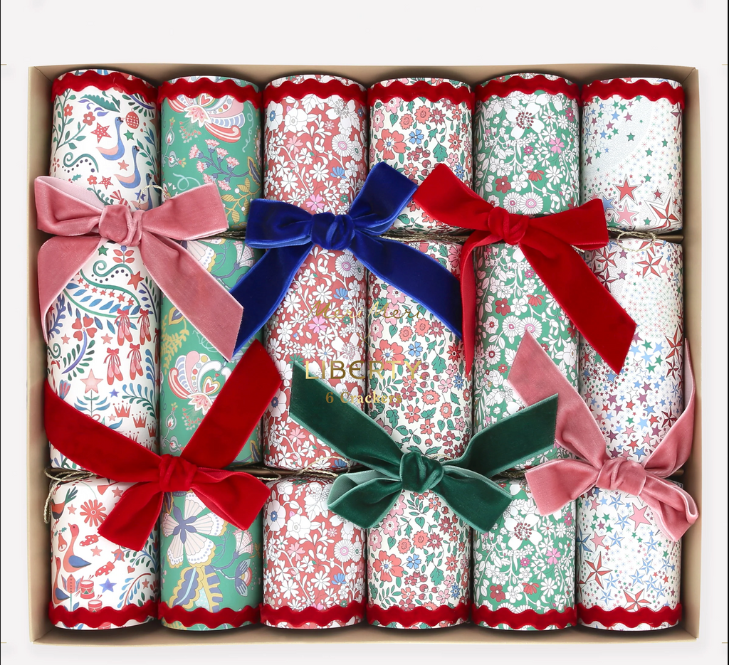Meri Meri x Liberty Velvet Bow No-Snap Crackers