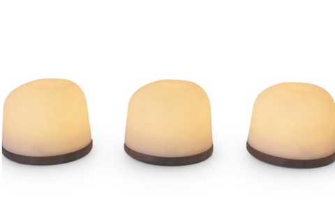 Atelier Pierre Fondant Small Mood Light Recycled Set of 3 - 7.5x9.6cm