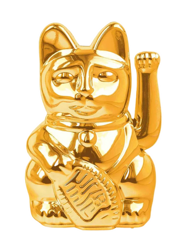 Donkey Medium Lucky Cat Shiny Gold Mahetia