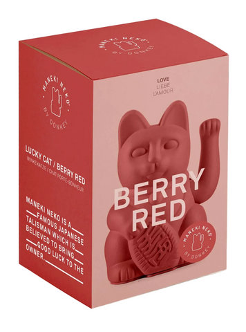 Donkey Classic Lucky Cat Berry Red