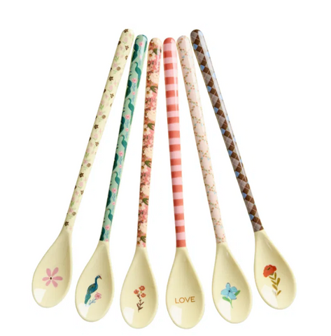 Rice All You Need Is Love Melamine Spoon (Set of 6)