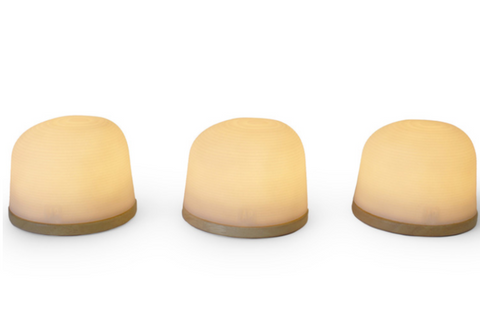 Atelier Pierre Fondant Small Mood Light Recycled Set of 3 - 7.5x9.6cm