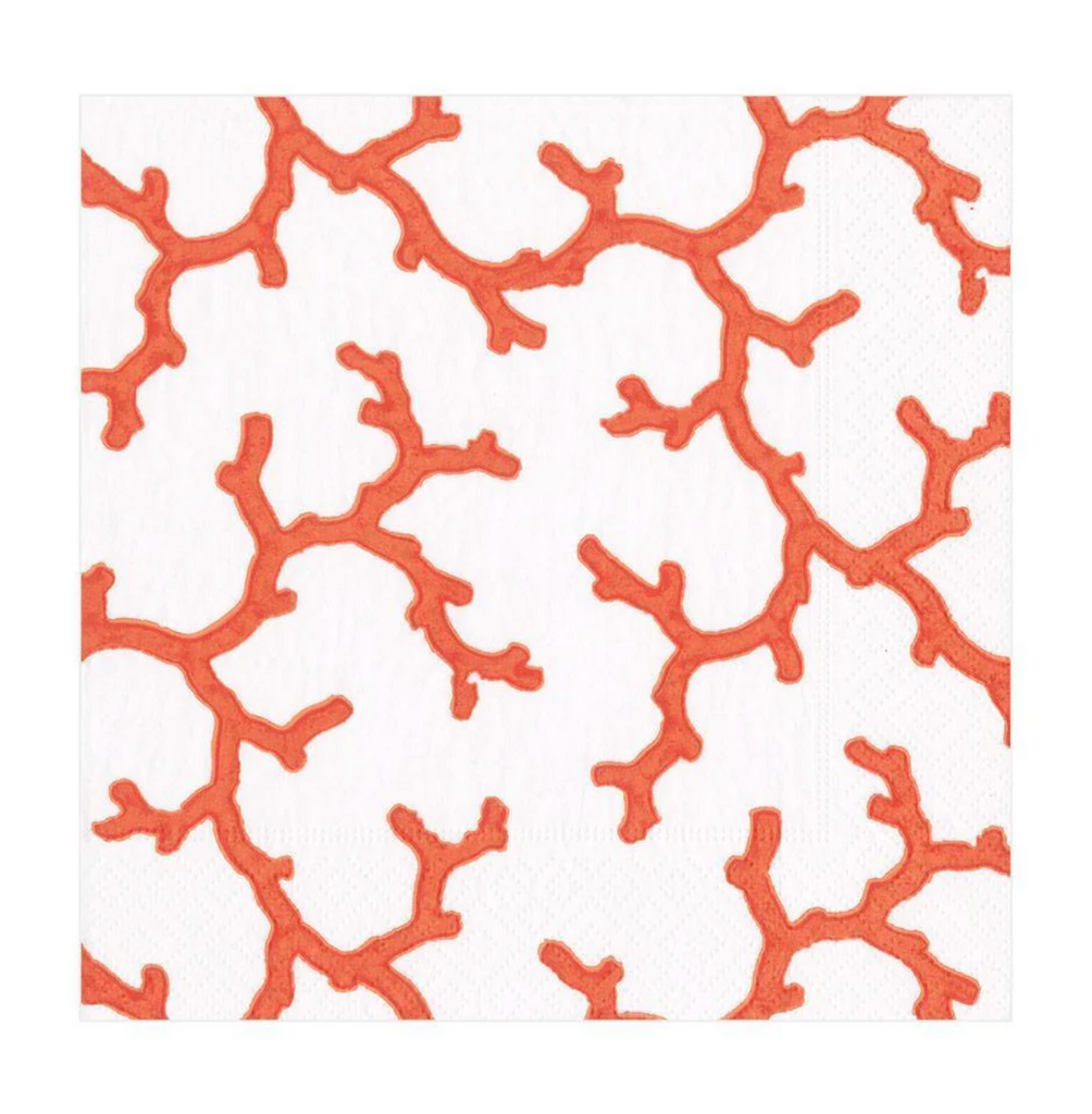 Caspari The Coral Sea-Coral Napkin