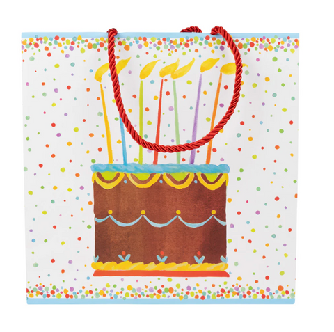 Caspari Birthday Cake Gift Bag