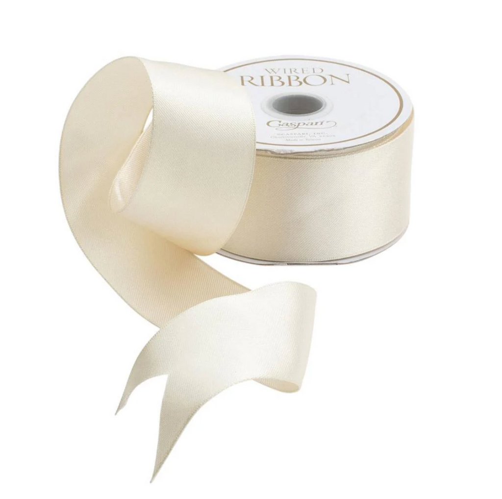 Caspari Satin Wired Ribbon - 8.2 Meter Spool