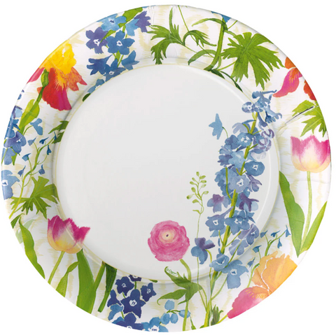 Caspari Round Dinner Plates