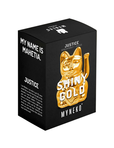 Donkey Medium Lucky Cat Shiny Gold Mahetia