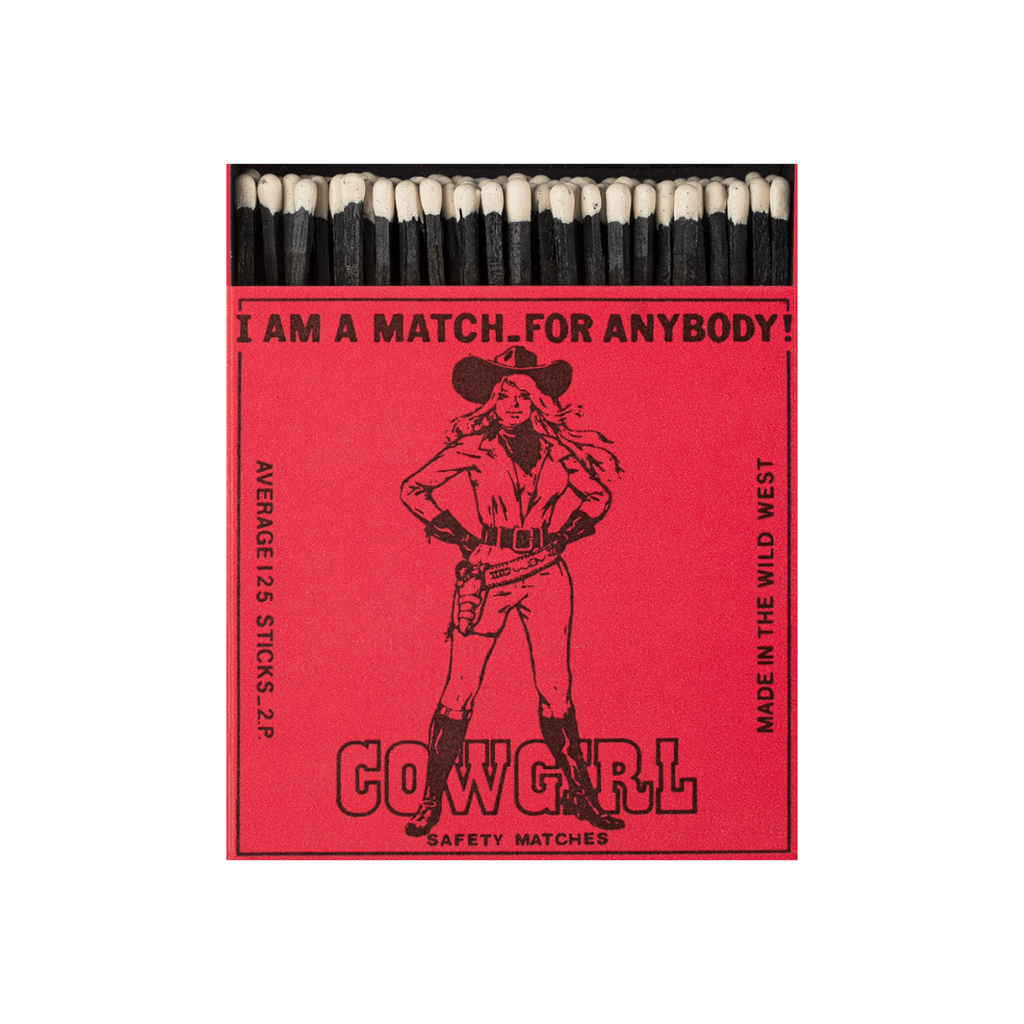 Archivist Square Matchbox - Cowgirl