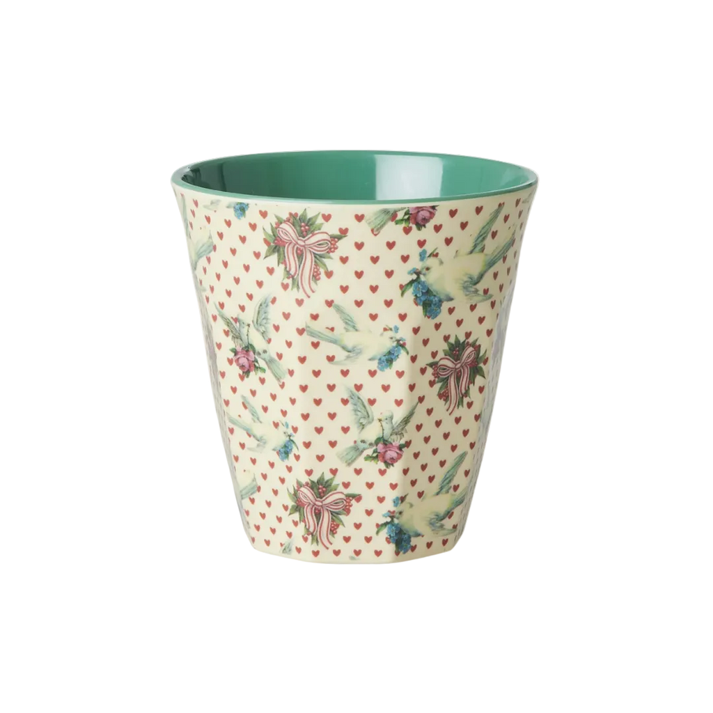 Rice Dove Cream Melamine Medium Cup 250ml