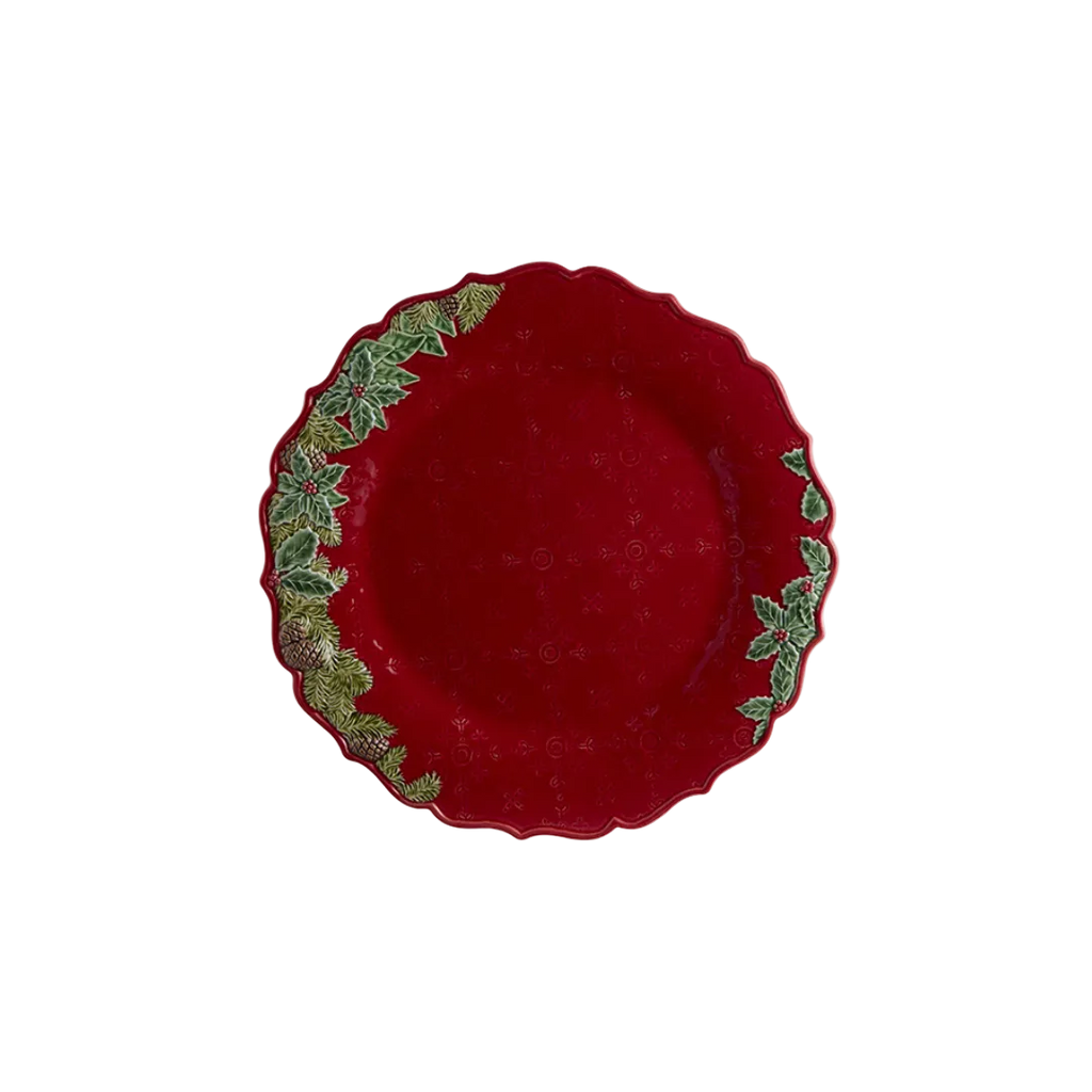 Bordallo Pinheiro Christmas Garland Charger Plate 35.5cm