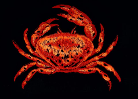 Vista Portuguese - Crab Tea Towel, Black