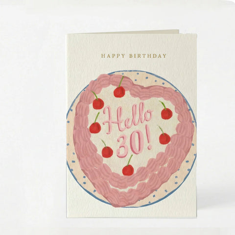 Nelly Castro Hello 30! Greeting Card