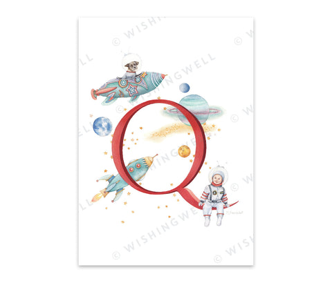 Wishing Well Alphabet Little Greeting Card
