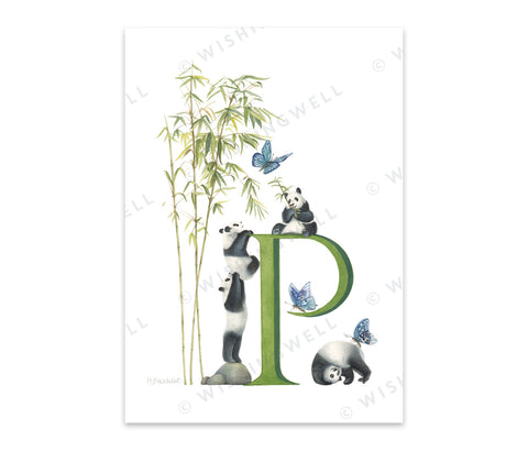 Wishing Well Alphabet Little Greeting Card