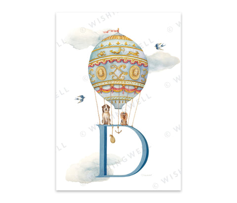 Wishing Well Alphabet Greeting Card