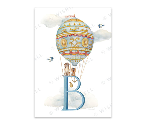 Wishing Well Alphabet Greeting Card