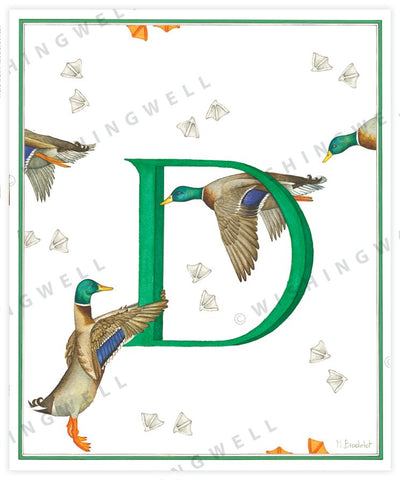 Wishing Well Alphabet Little Greeting Card