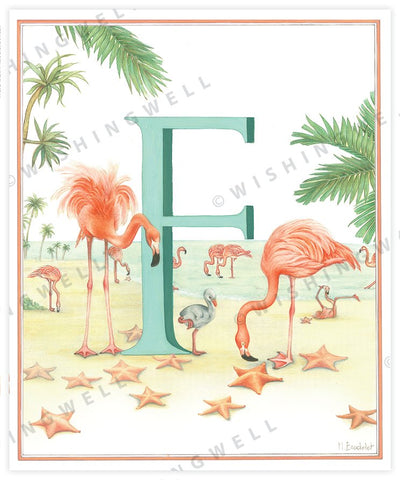 Wishing Well Alphabet Little Greeting Card