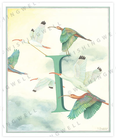 Wishing Well Alphabet Little Greeting Card