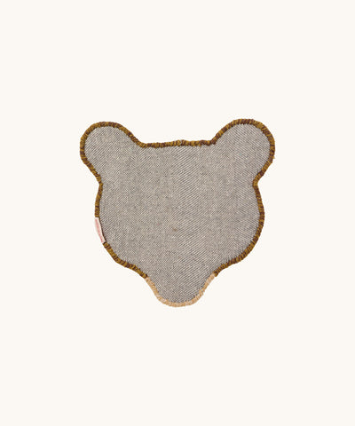 Archie Check Bear Head Rug XS