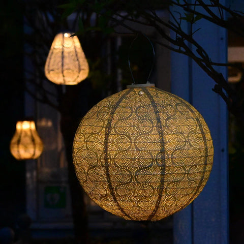Lumiz Round Solar LED Lantern 40cm