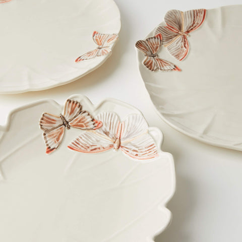 Bordallo Pinheiro Cloudy Butterflies Oval Platter 40cm