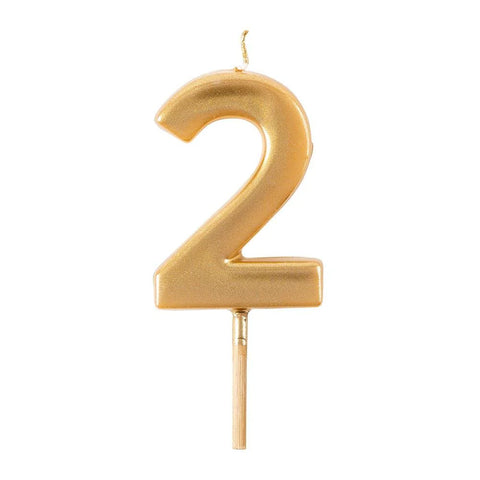 Caspari Number Birthday Candle