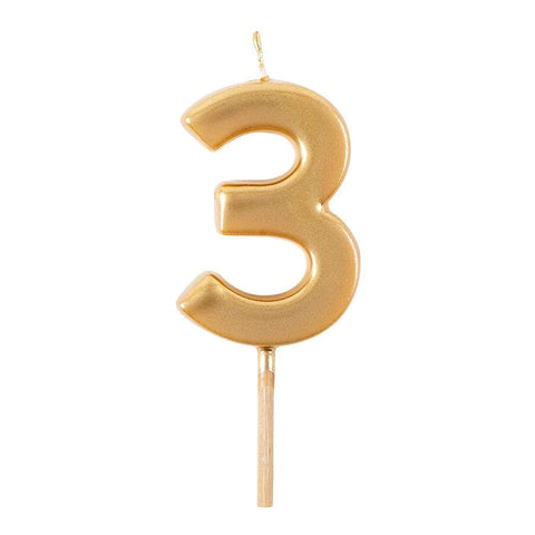 Caspari Number Birthday Candle