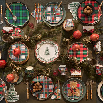 Meri Meri Plaid Mix Small Napkins (x 16)