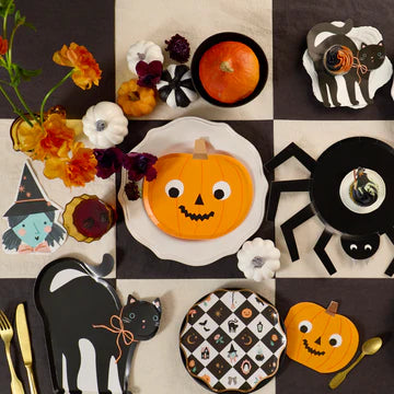 Meri Meri Halloween Cat Shaped Napkins (x 16)