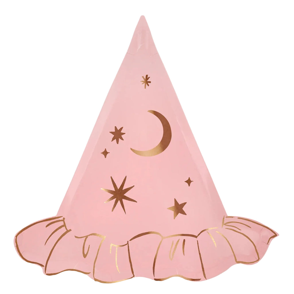Meri Meri Pink Witch Hat Plates