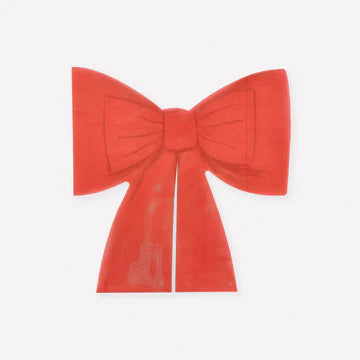 Meri Meri Red Bow Napkins (x 16)