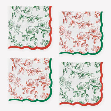 Meri Meri Toile De Jouy Small Napkins (x 16)