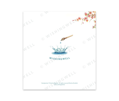 Wishing Well Greeting Card Baby New Delivery Congratulations!