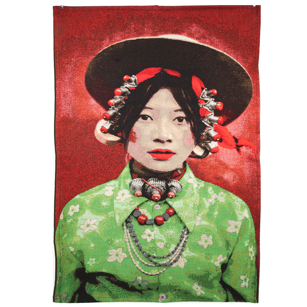 Tapestry Tibetan Woman