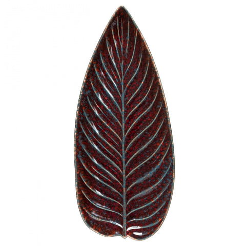 Riviera Strelizia Leaf Plate 40cm
