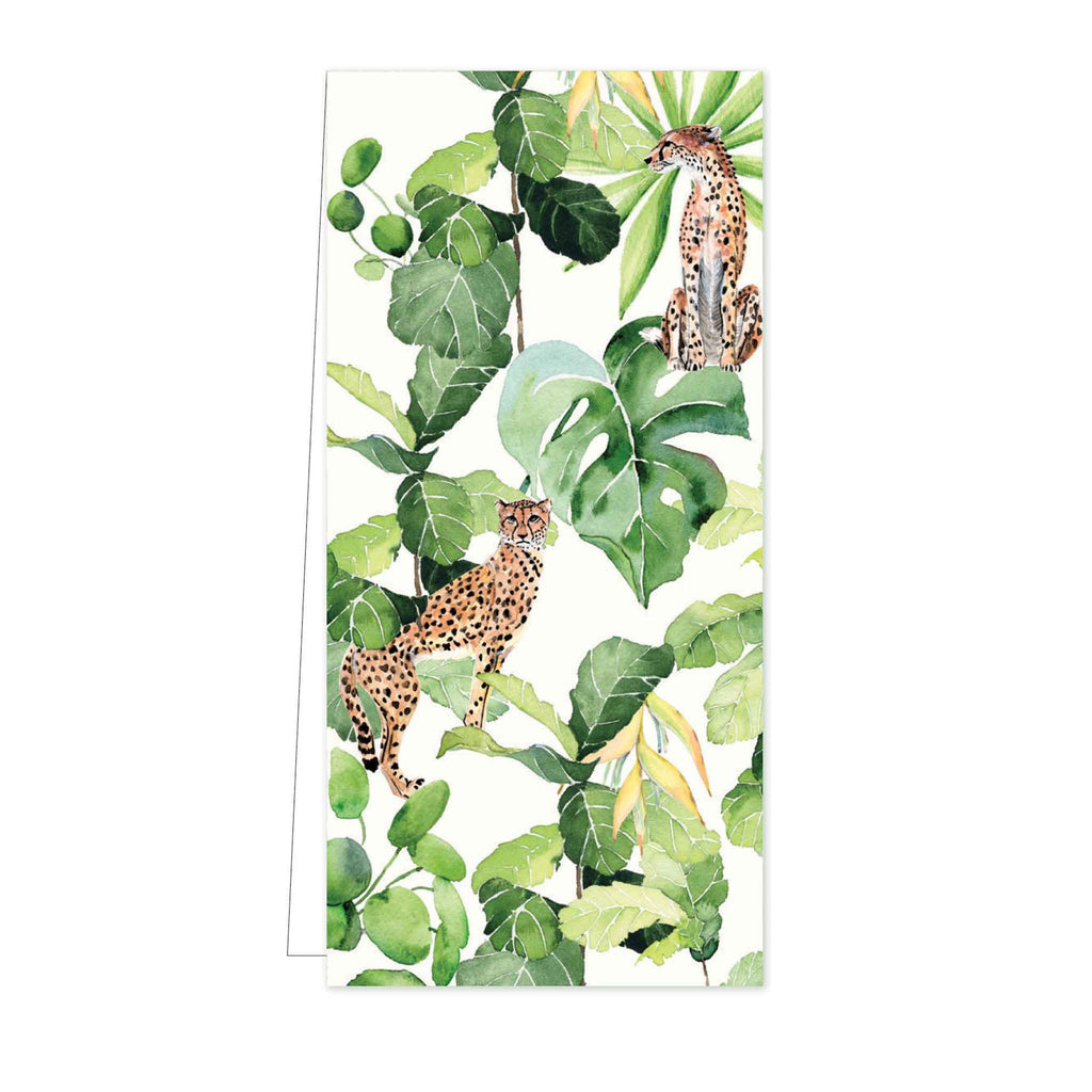 Flower Card Cheetah Party