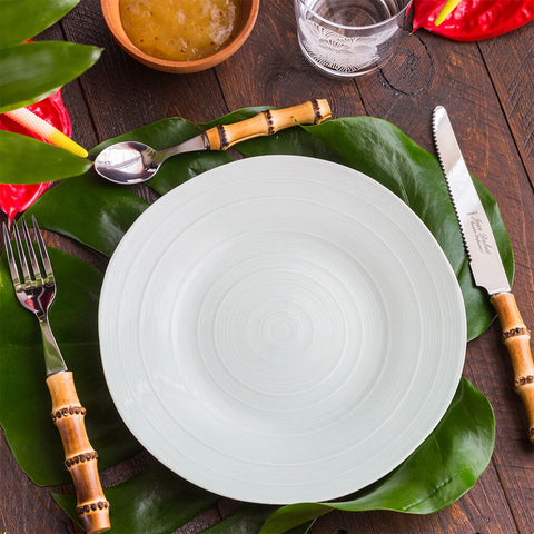 Laguiole Jean Dubost Bamboo Flatware (Set of 16)