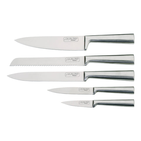 Laguiole Jean Dubost Kimono Bamboo Bloc Kitchen Knives (Set of 5)