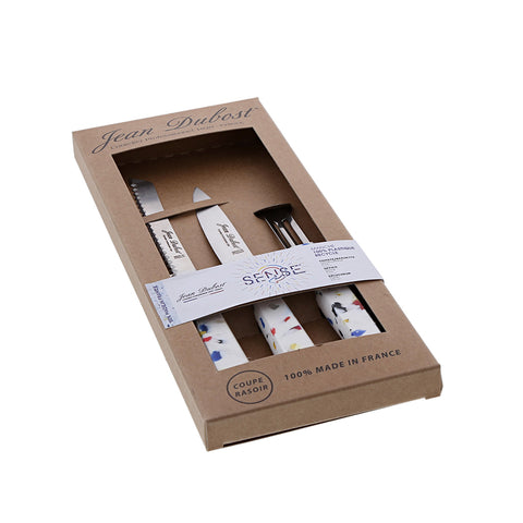 Laguiole Jean Dubost Sense Kitchen Knife Set in Kraft Box